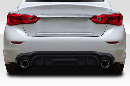Extreme Dimensions Duraflex Lighspeed Rear Lip Add On Spoiler Compatible With 2014-2017 Infiniti Q50 - 1 Piece - 116083