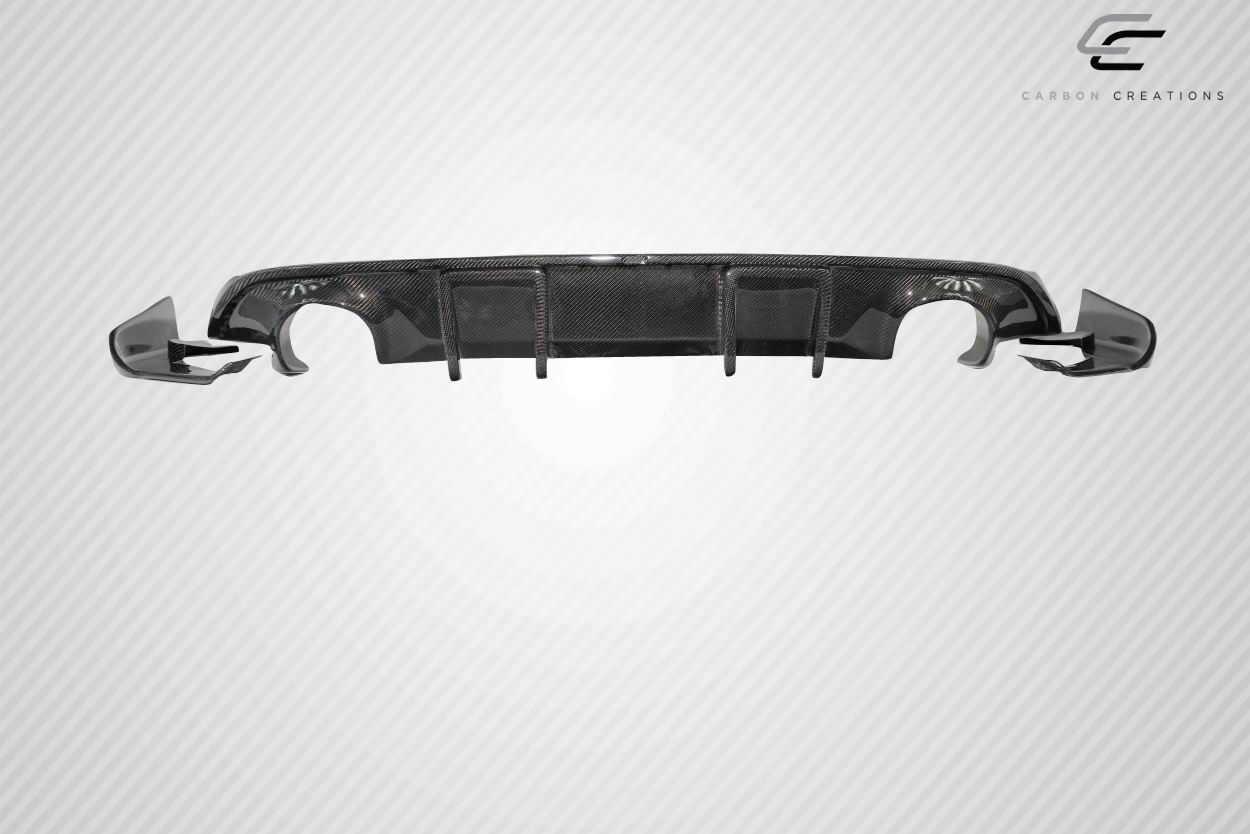 Carbon Creations J Spec Rear Diffuser Compatible With 2017-2022 Infiniti Q60 - 3 Piece - 116088