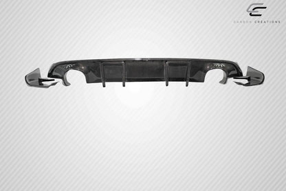 Carbon Creations J Spec Rear Diffuser Compatible With 2017-2022 Infiniti Q60 - 3 Piece - 116088