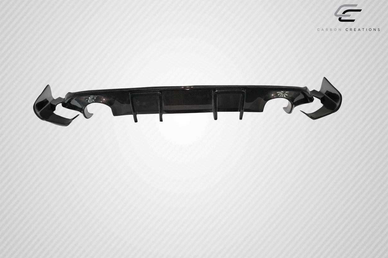 Carbon Creations J Spec Rear Diffuser Compatible With 2017-2022 Infiniti Q60 - 3 Piece - 116088
