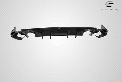 Carbon Creations J Spec Rear Diffuser Compatible With 2017-2022 Infiniti Q60 - 3 Piece - 116088