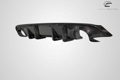 Carbon Creations J Spec Rear Diffuser Compatible With 2017-2022 Infiniti Q60 - 3 Piece - 116088
