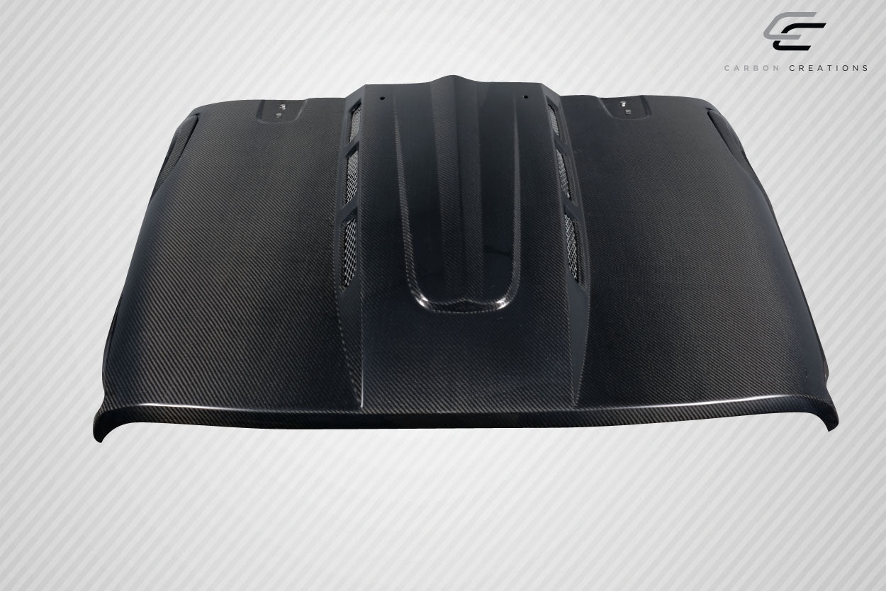 Carbon Creations Energy Hood Compatible With 2019-2023 Jeep Wrangler JL Gladiator JT - 1 Piece - 116092