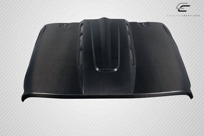 Carbon Creations Energy Hood Compatible With 2019-2023 Jeep Wrangler JL Gladiator JT - 1 Piece - 116092