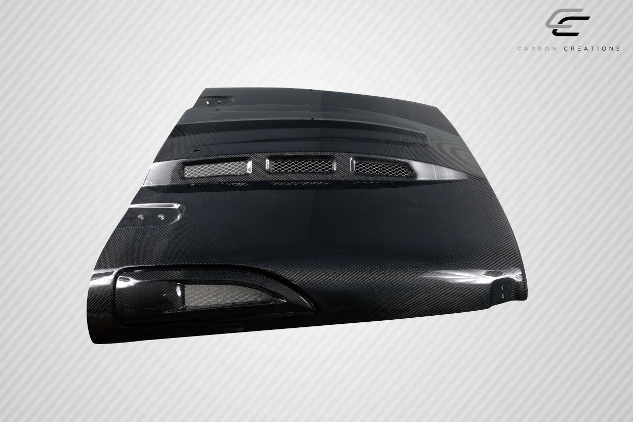 Carbon Creations Energy Hood Compatible With 2019-2023 Jeep Wrangler JL Gladiator JT - 1 Piece - 116092