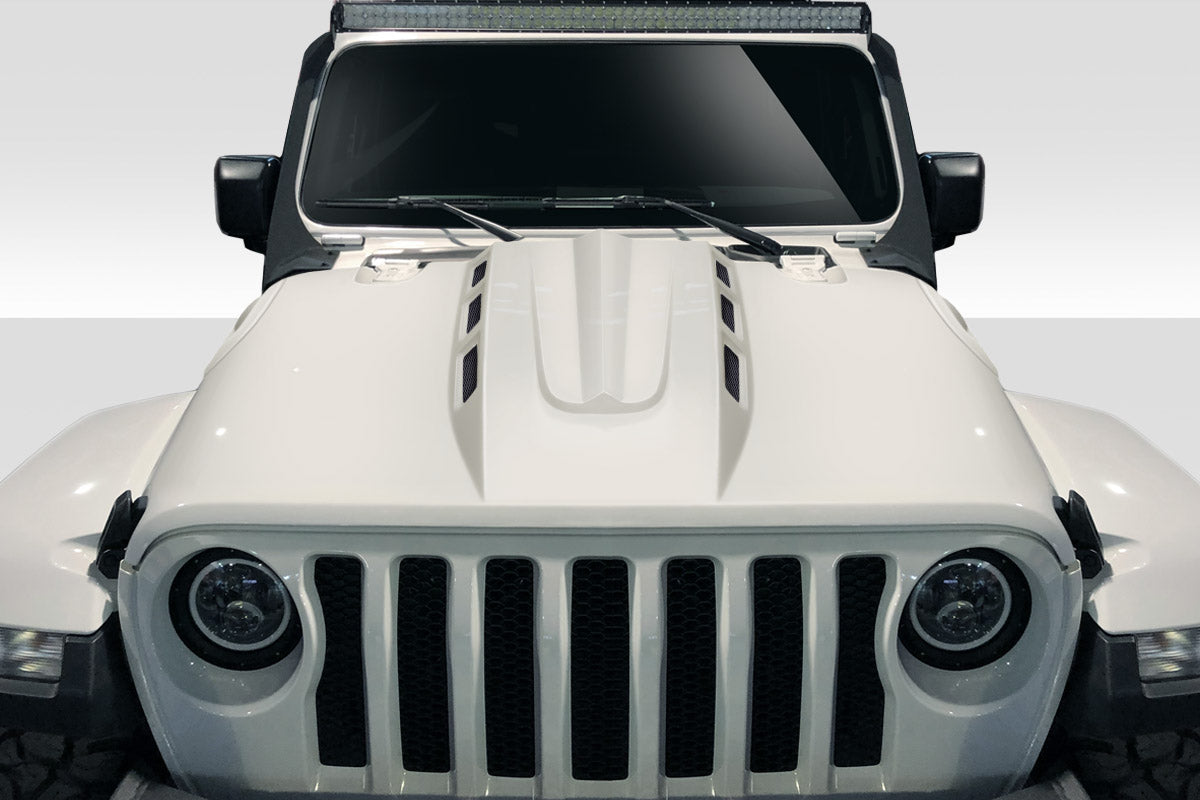 Extreme Dimensions Duraflex Energy Hood Compatible With 2019-2023 Jeep Wrangler JL - 1 Piece - 116093