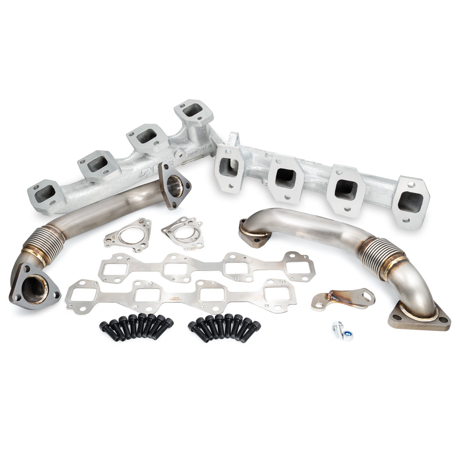GM 6.6L Duramax High-Flow Exhaust Manifolds and Up-Pipes Kits ppepower
