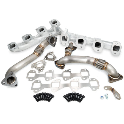 GM 6.6L Duramax High-Flow Exhaust Manifolds and Up-Pipes Kits ppepower