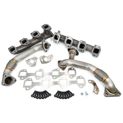 GM 6.6L Duramax High-Flow Exhaust Manifolds and Up-Pipes Kits ppepower