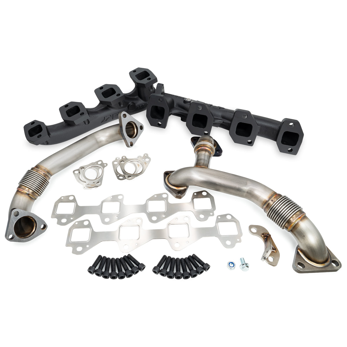 GM 6.6L Duramax High-Flow Exhaust Manifolds and Up-Pipes Kits ppepower