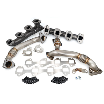 GM 6.6L Duramax High-Flow Exhaust Manifolds and Up-Pipes Kits ppepower