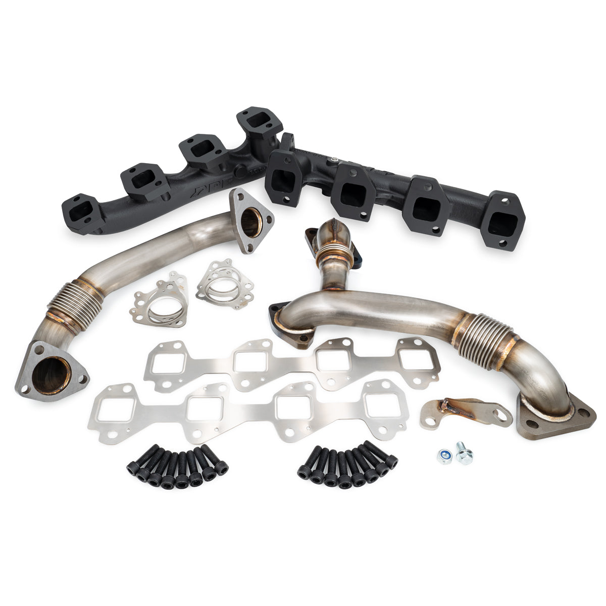 GM 6.6L Duramax High-Flow Exhaust Manifolds and Up-Pipes Kits ppepower