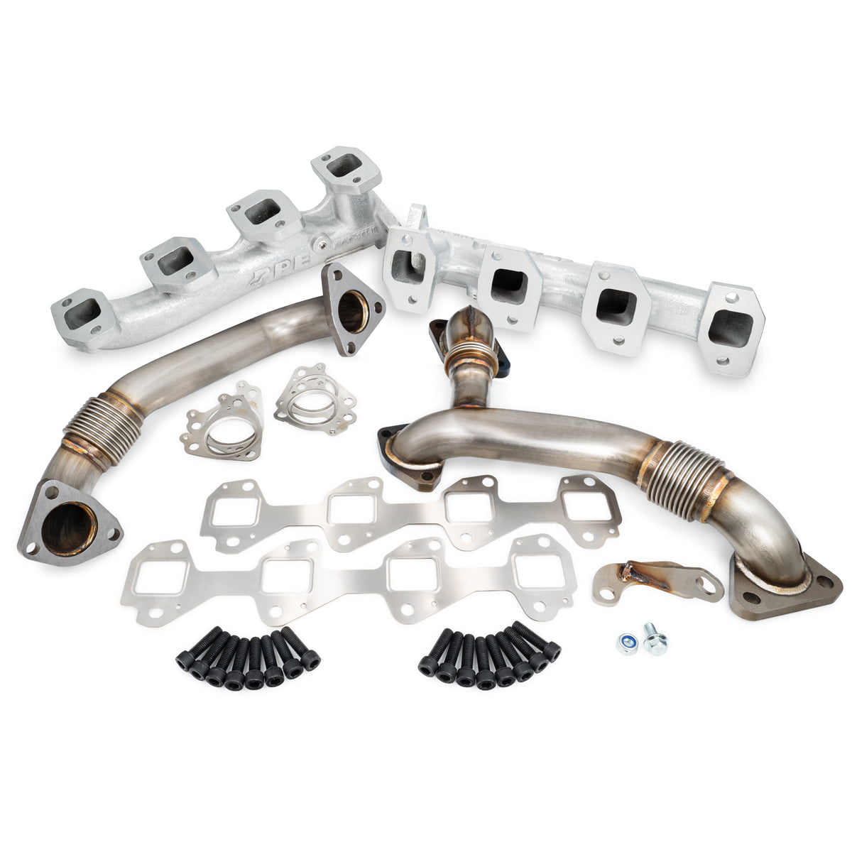 GM 6.6L Duramax High-Flow Exhaust Manifolds and Up-Pipes Kits ppepower