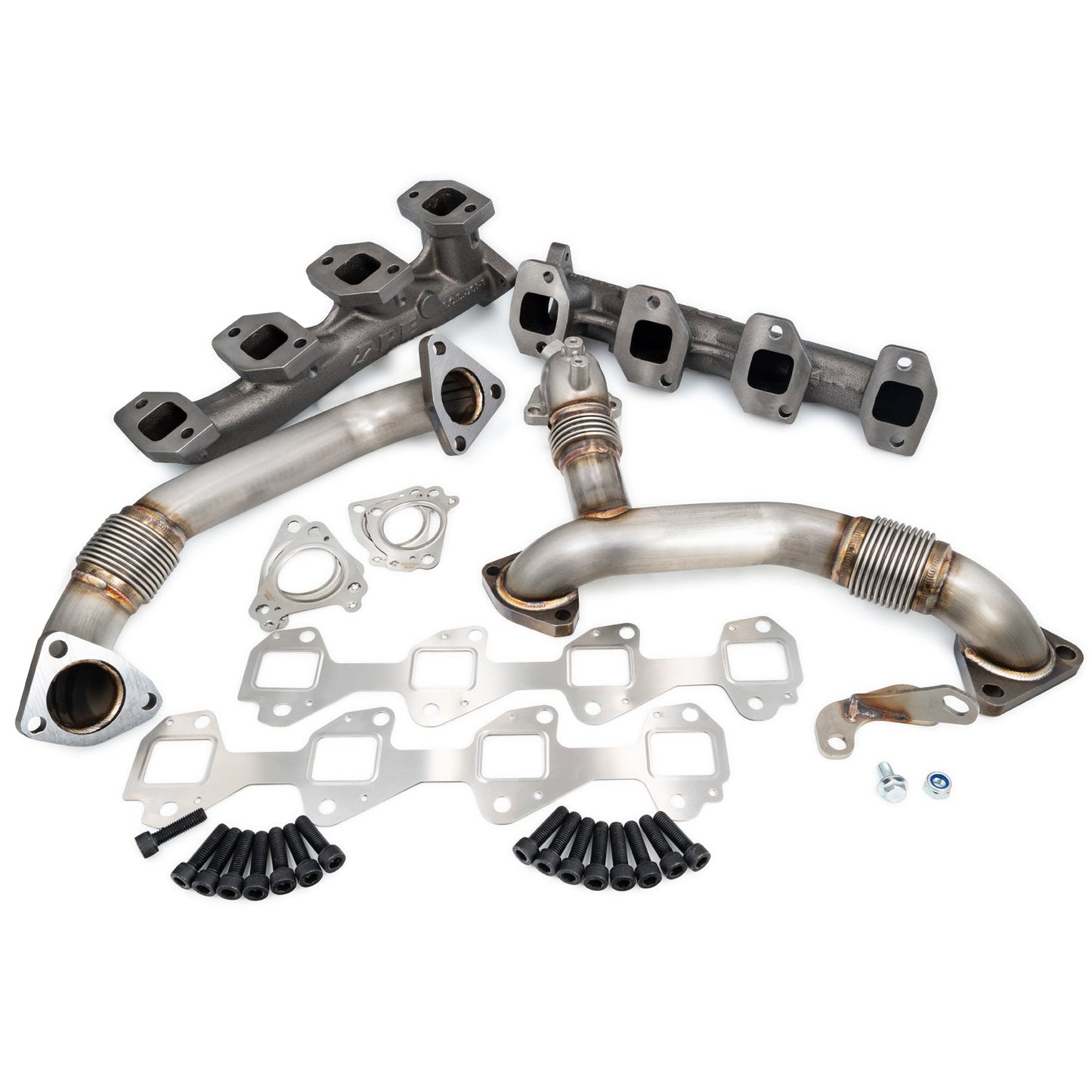 GM 6.6L Duramax High-Flow Exhaust Manifolds and Up-Pipes Kits ppepower