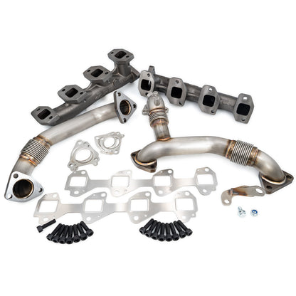 GM 6.6L Duramax High-Flow Exhaust Manifolds and Up-Pipes Kits ppepower
