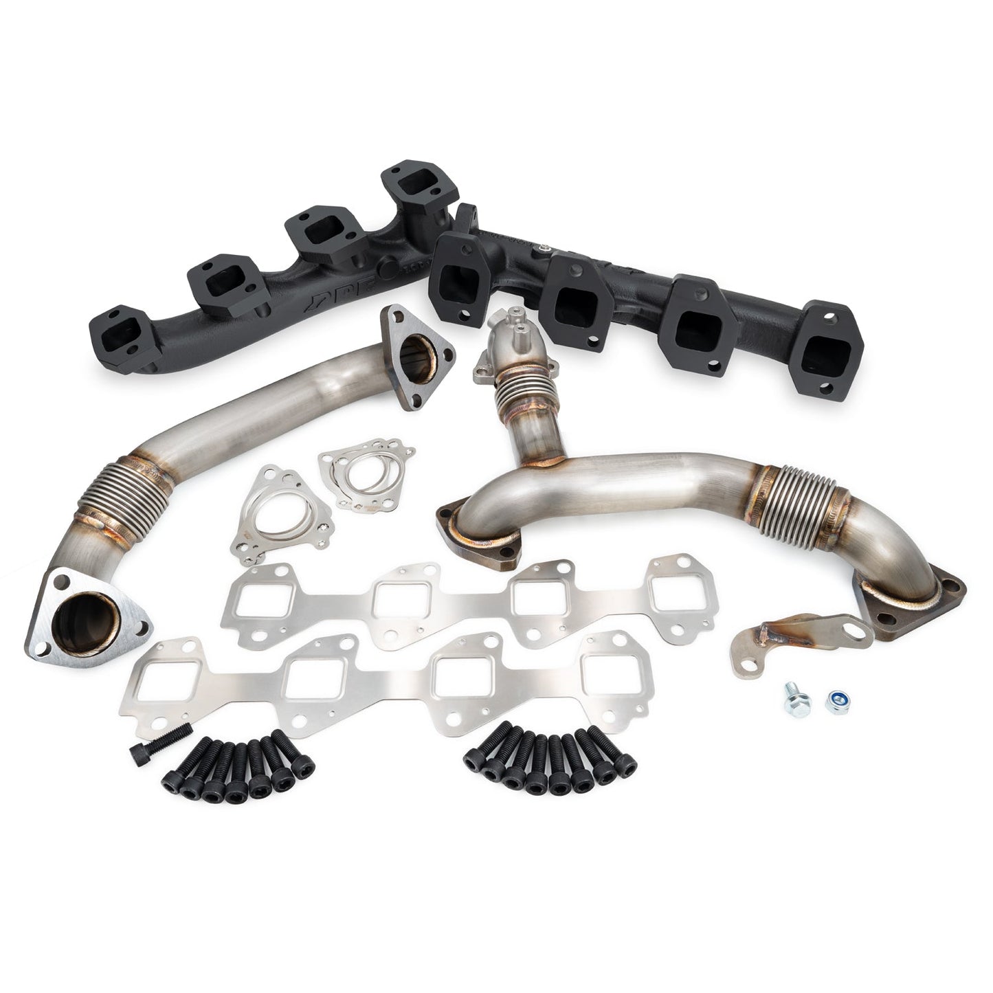 GM 6.6L Duramax High-Flow Exhaust Manifolds and Up-Pipes Kits ppepower