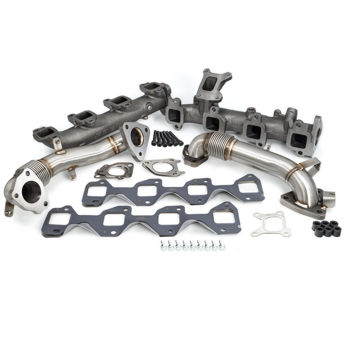 GM 6.6L Duramax High-Flow Exhaust Manifolds and Up-Pipes Kits ppepower