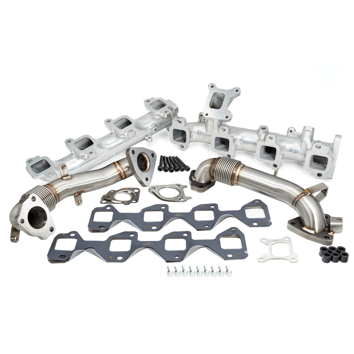 GM 6.6L Duramax High-Flow Exhaust Manifolds and Up-Pipes Kits ppepower
