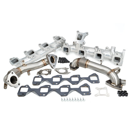 GM 6.6L Duramax High-Flow Exhaust Manifolds and Up-Pipes Kits ppepower
