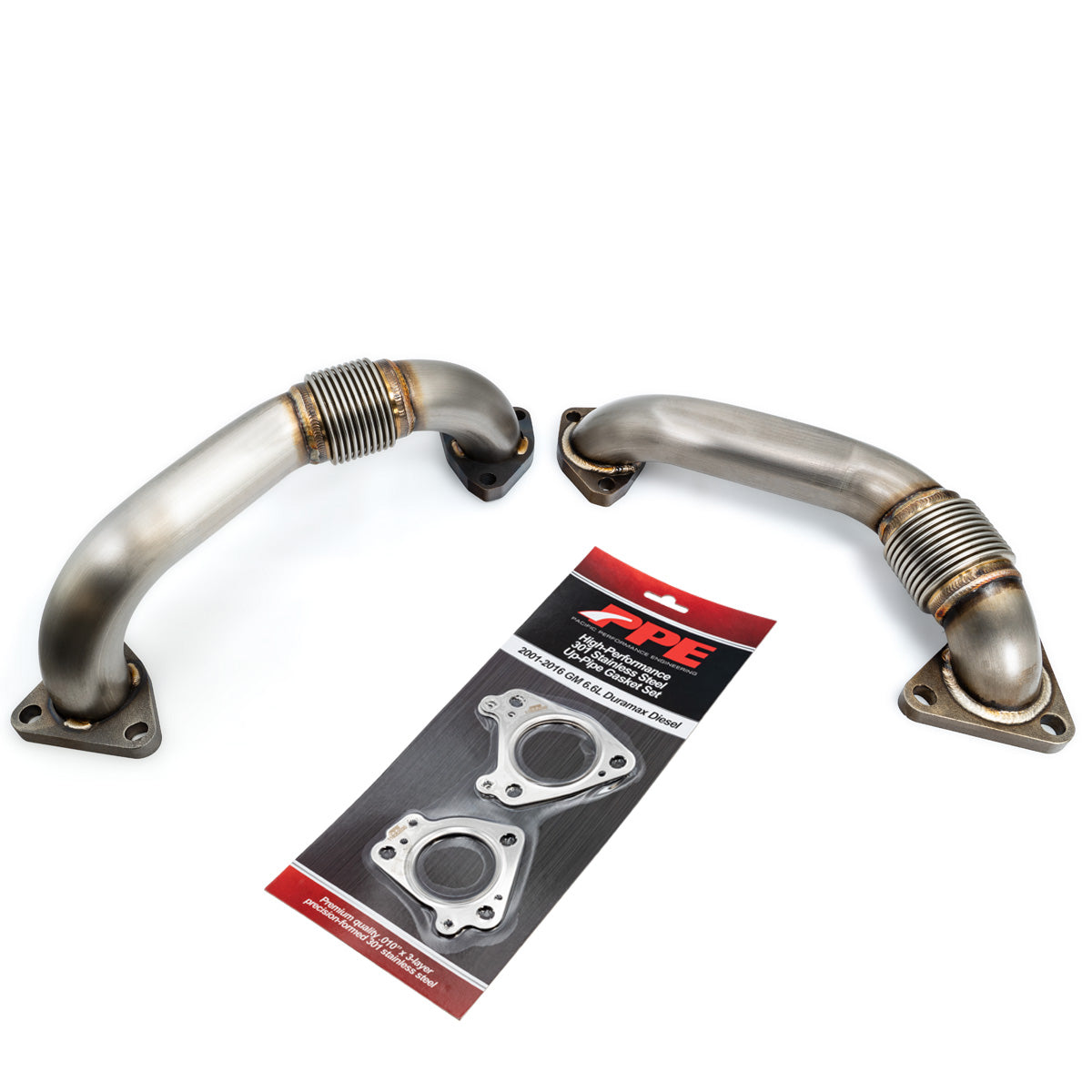 GM 6.6L Duramax OEM Length Replacement High Flow Up-Pipes ppepower