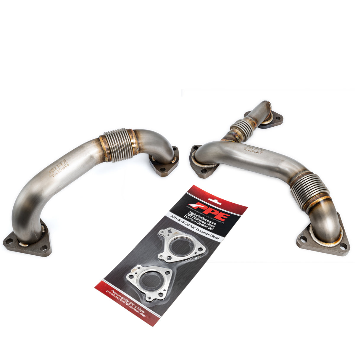 GM 6.6L Duramax OEM Length Replacement High Flow Up-Pipes ppepower