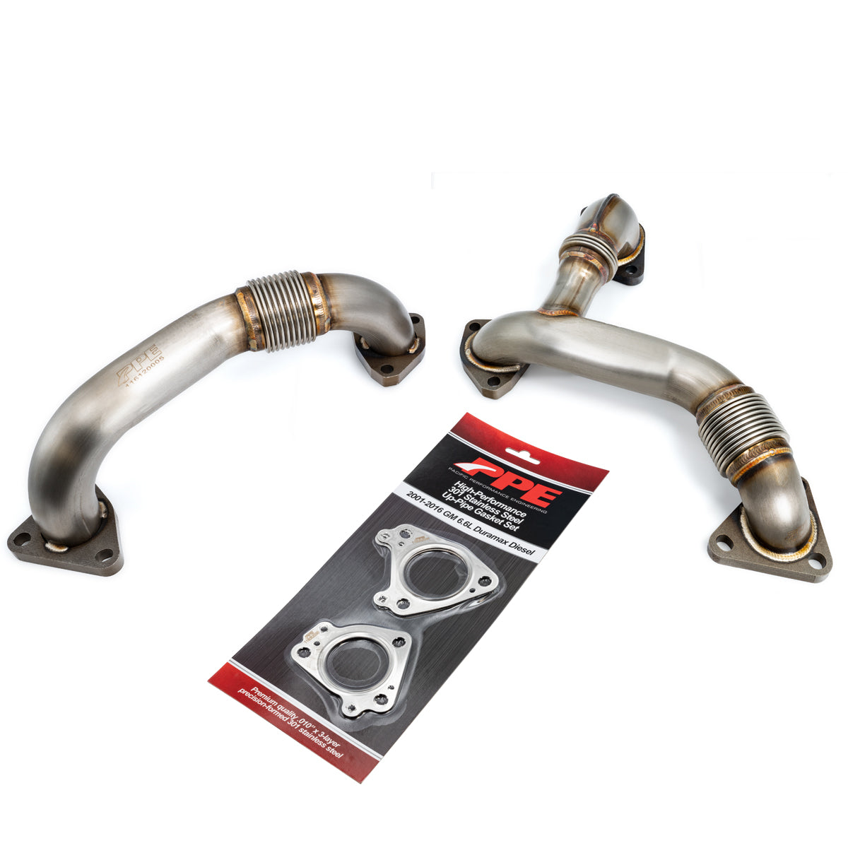 GM 6.6L Duramax OEM Length Replacement High Flow Up-Pipes ppepower