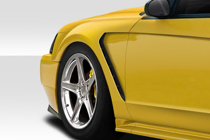 Extreme Dimensions Duraflex GT350 Look Front Fenders Compatible With 1999-2004 Ford Mustang - 2 Piece - 116121