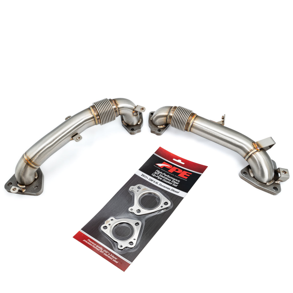 GM 6.6L Duramax OEM Length Replacement High Flow Up-Pipes ppepower