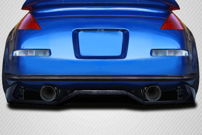 Carbon Creations VTX Rear Lip Add On Spoiler Compatible With 2003-2008 Nissan 350Z - 2 Piece - 116122