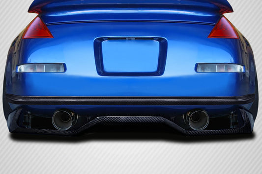 Carbon Creations VTX Rear Lip Add On Spoiler Compatible With 2003-2008 Nissan 350Z - 2 Piece - 116122