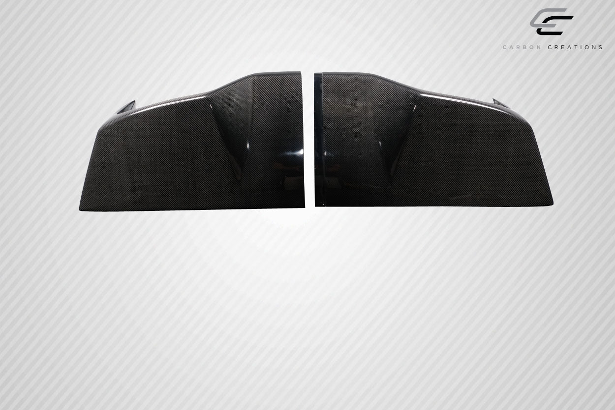 Carbon Creations VTX Rear Lip Add On Spoiler Compatible With 2003-2008 Nissan 350Z - 2 Piece - 116122