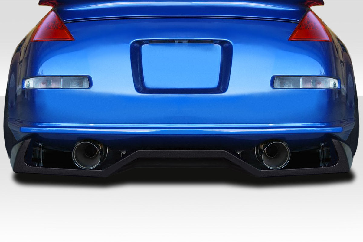 Extreme Dimensions Duraflex VTX Rear Lip Add On Spoiler Compatible With 2003-2008 Nissan 350Z - 2 Piece - 116123