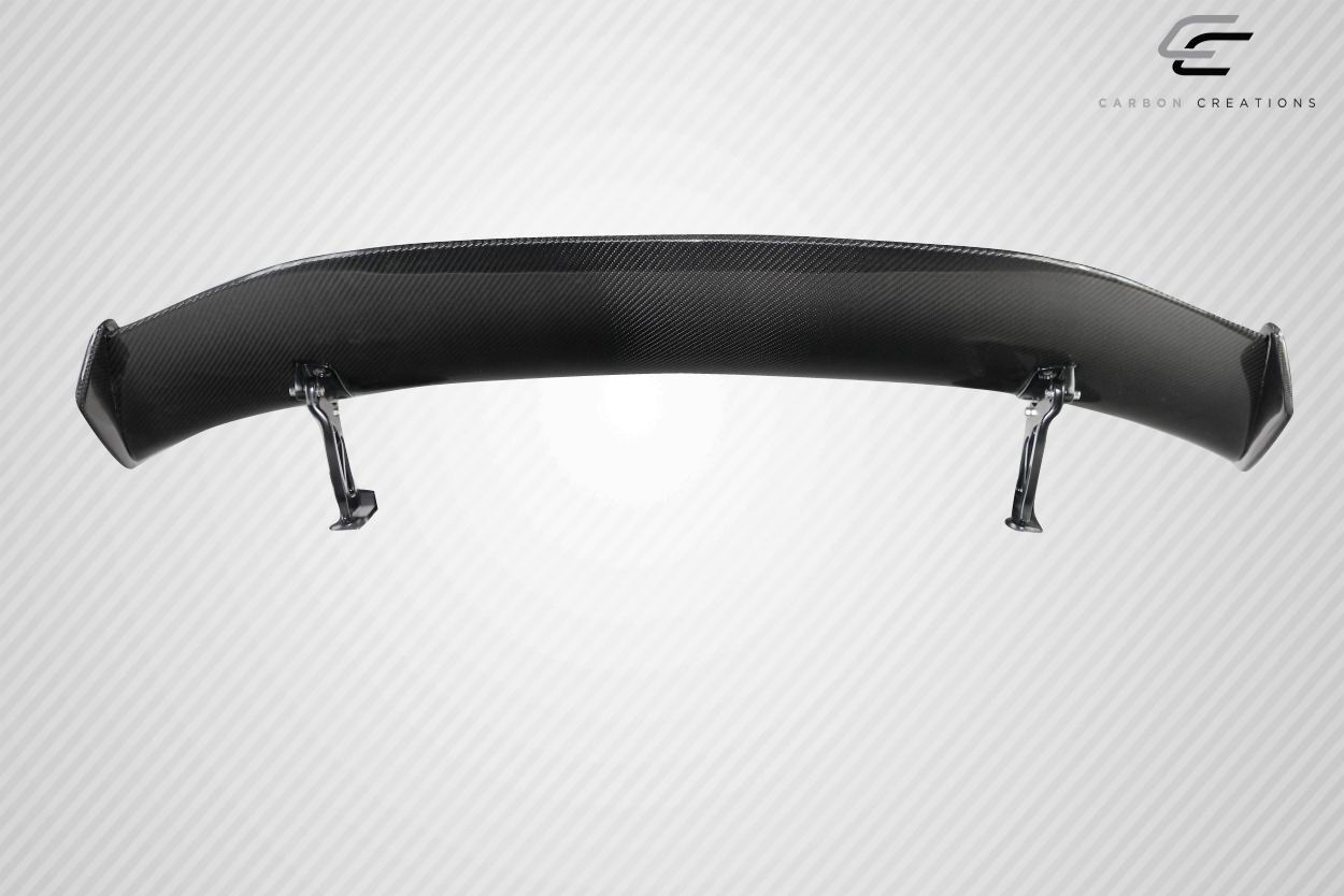 Carbon Creations GT4 Look Rear Wing Spoiler Trunk Lid Spoiler Compatible With 2014-2023 Cayman 718 - 3 Piece - 116140