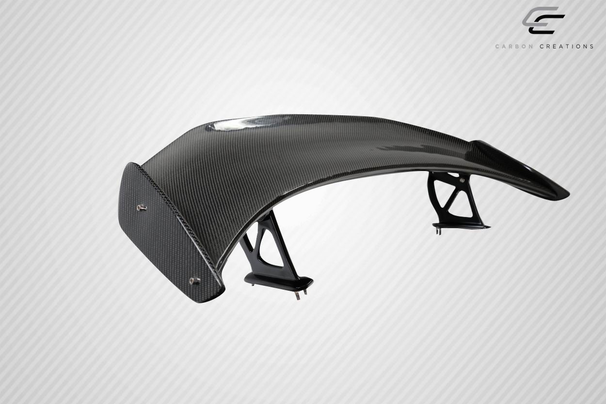 Carbon Creations GT4 Look Rear Wing Spoiler Trunk Lid Spoiler Compatible With 2014-2023 Cayman 718 - 3 Piece - 116140