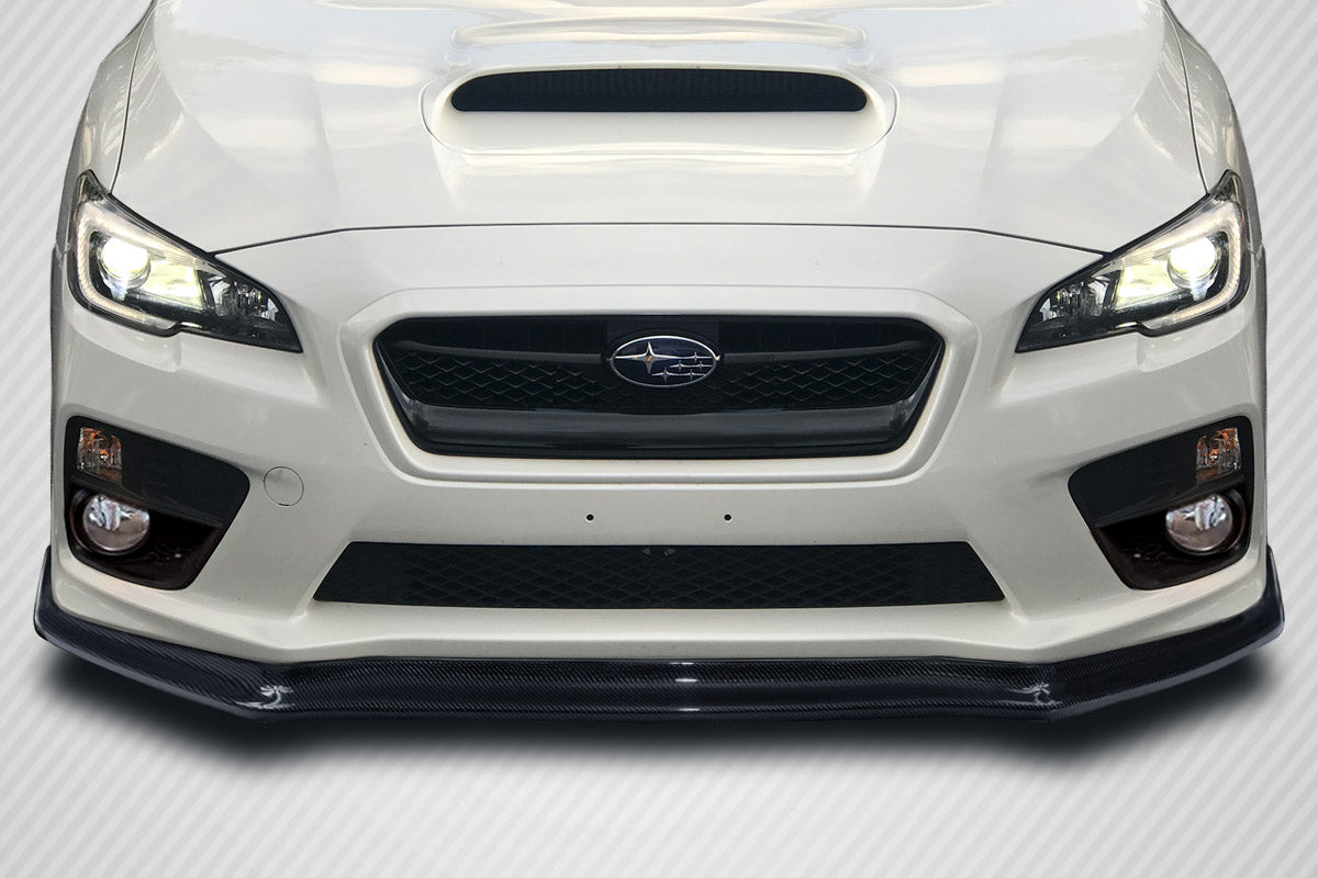 Carbon Creations C Speed Front Lip Spoiler Under Spoiler Compatible With 2015-2017 Subaru WRX - 1 Piece - 116146