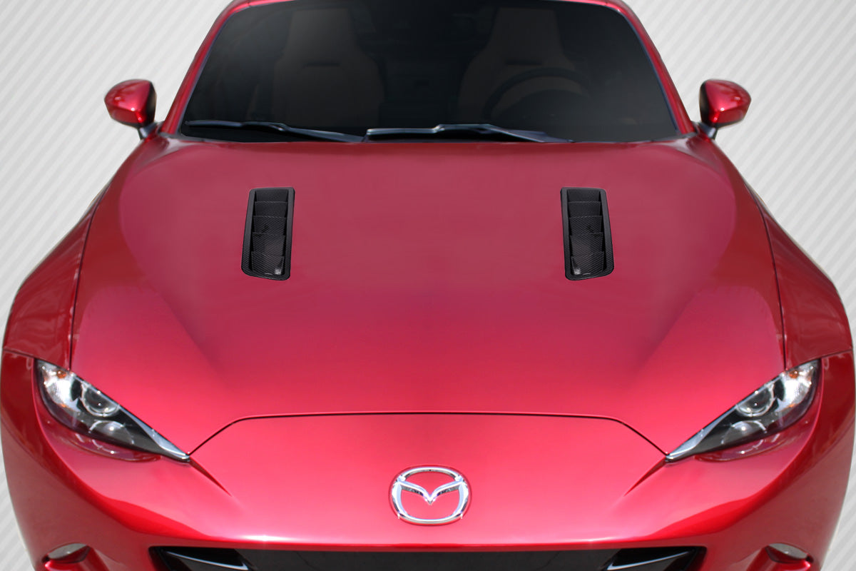 Carbon Creations Universal Race Hood Louver Vents Body Kit - 2 Piece - 116152