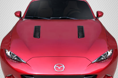 Carbon Creations Universal Race Hood Louver Vents Body Kit - 2 Piece - 116152