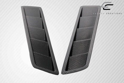 Carbon Creations Universal Race Hood Louver Vents Body Kit - 2 Piece - 116152