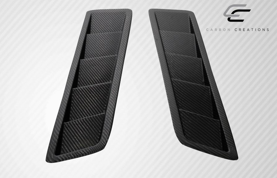 Carbon Creations Universal Race Hood Louver Vents Body Kit - 2 Piece - 116152