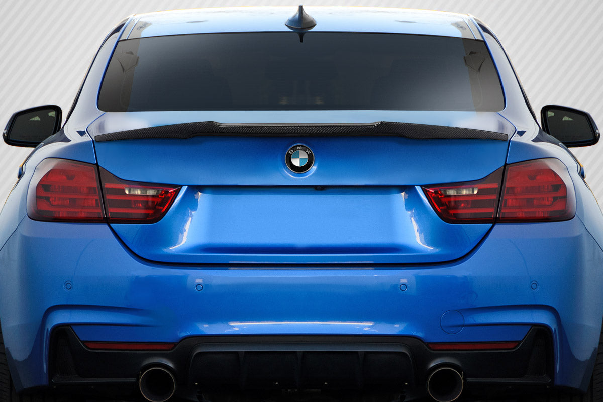 Carbon Creations M4 Look Rear Wing Spoiler Spoiler Compatible With 2014-2020 BMW 4 Series F32 - 1 Piece - 116170