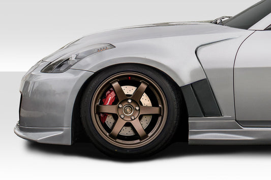 Extreme Dimensions Duraflex AMS GT2 Front Fenders Compatible With 2003-2008 Nissan 350Z - 2 Piece - 116222