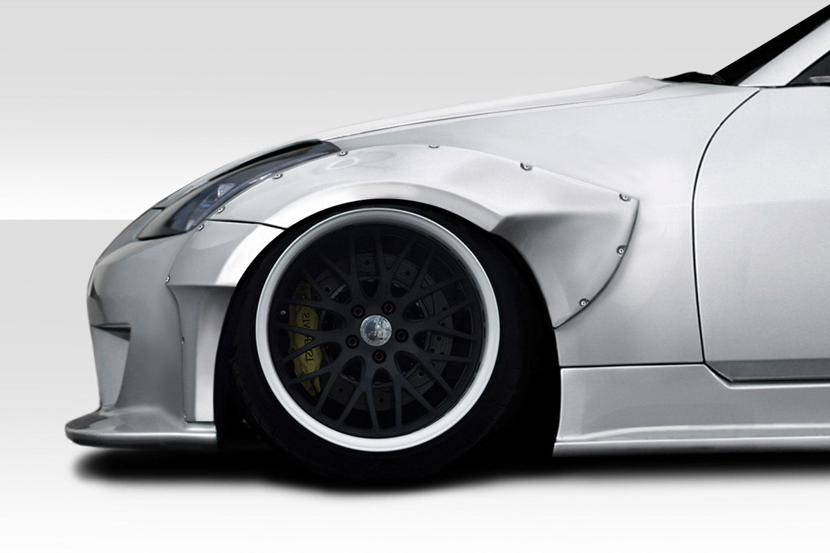 Extreme Dimensions Duraflex SDS Front Fenders Flare Compatible With 2003-2008 Nissan 350Z - 4 Piece - 116225
