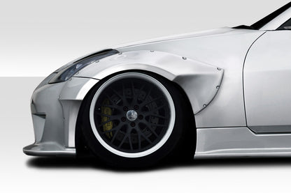 Extreme Dimensions Duraflex SDS Front Fenders Flare Compatible With 2003-2008 Nissan 350Z - 4 Piece - 116225