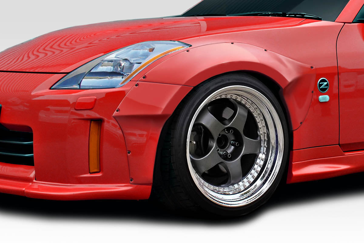 Extreme Dimensions Duraflex SDS Front Fenders Flare Compatible With 2003-2008 Nissan 350Z - 4 Piece - 116225