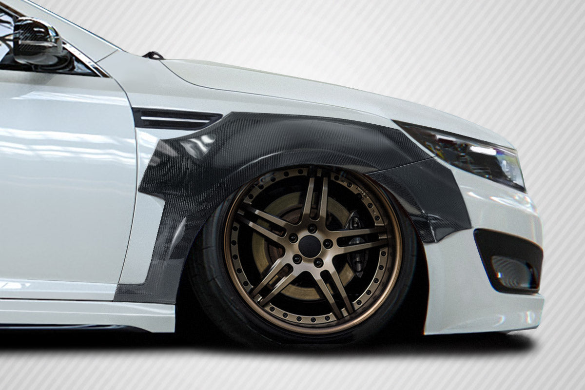Carbon Creations CPR Wide Body Front Fenders Flares Compatible With 2011-2013 Kia Optima - 4 Piece - 116248