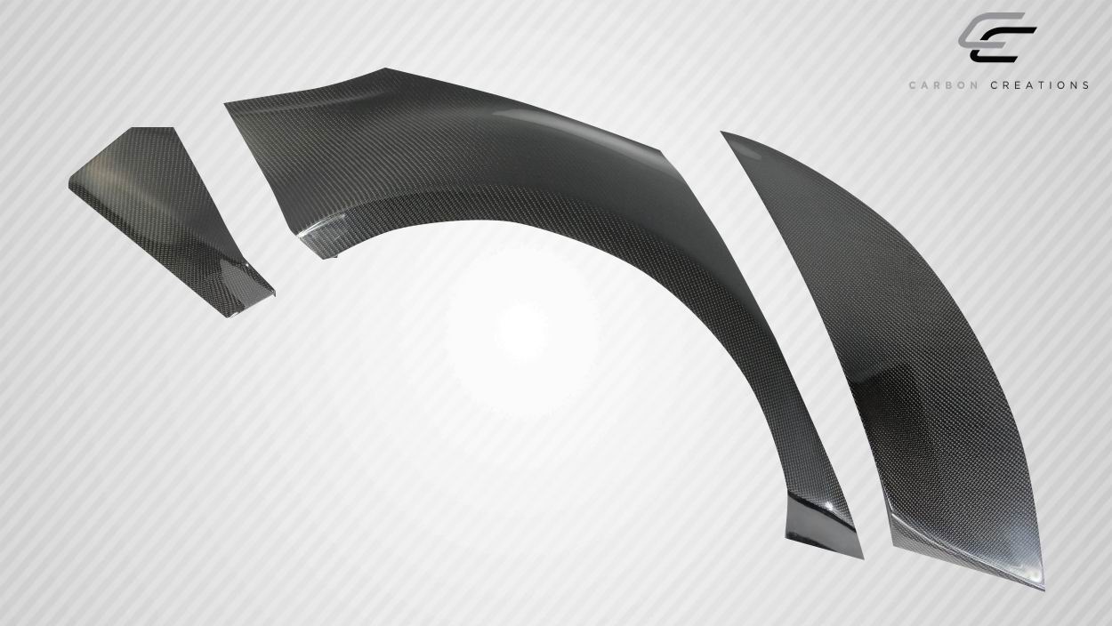 Carbon Creations CPR Wide Body Rear Fender Flares Compatible With 2011-2013 Kia Optima - 6 Piece - 116249