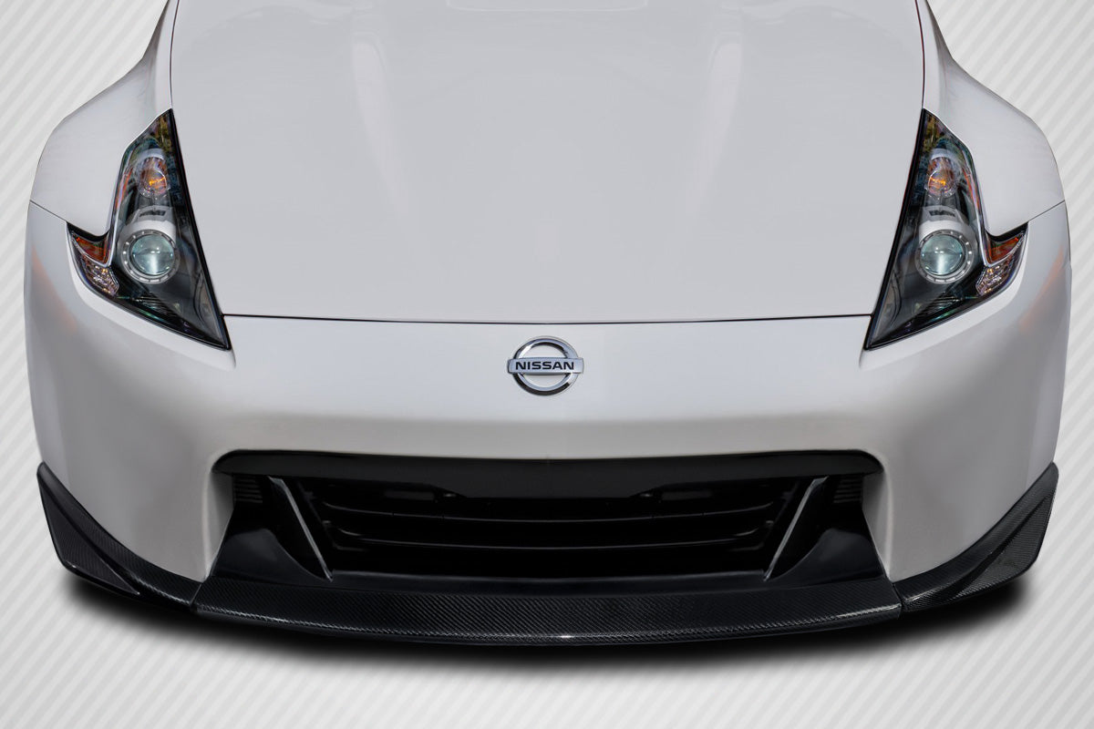 Carbon Creations EVS Front Lip Spoiler Compatible With 2009-2012 Nissan 370Z - 3 Piece - 116258