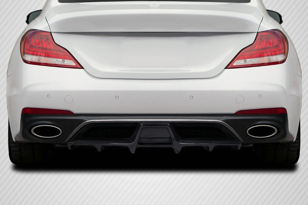 Carbon Creations MSR Rear Diffuser Compatible With 2019-2021 Genesis G70 - 1 Piece - 116274