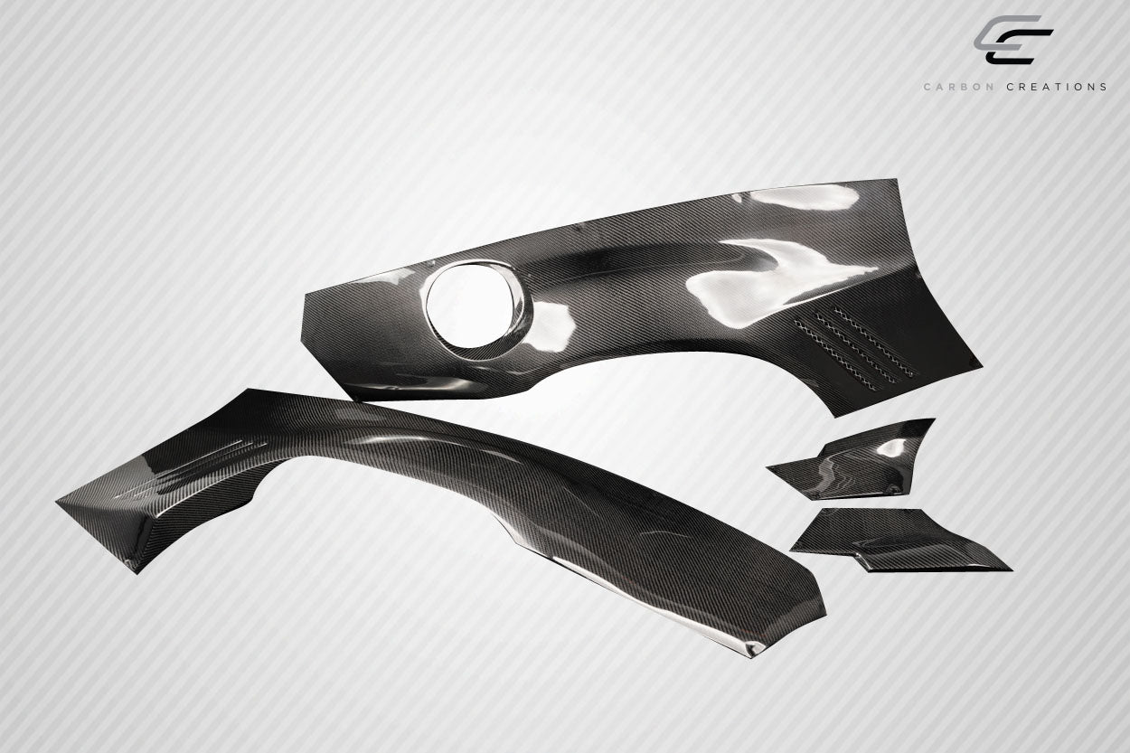 Carbon Creations RBS Wide Body Rear Fender Flares Compatible With 2010-2015 Chevrolet Camaro - 4 Piece - 116309