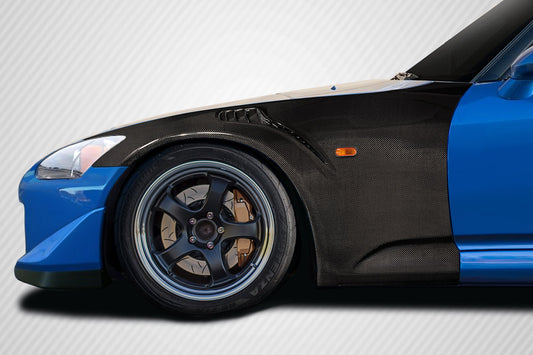 Carbon Creations GTRS Front Fenders Compatible With 2000-2009 Honda S2000 - 2 Piece - 116316